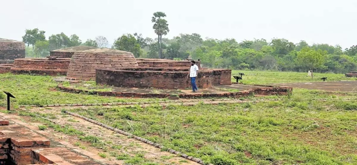 Andhra Pradesh: बाविकोंडा प्राचीन बौद्ध स्थल उपेक्षा की स्थिति में