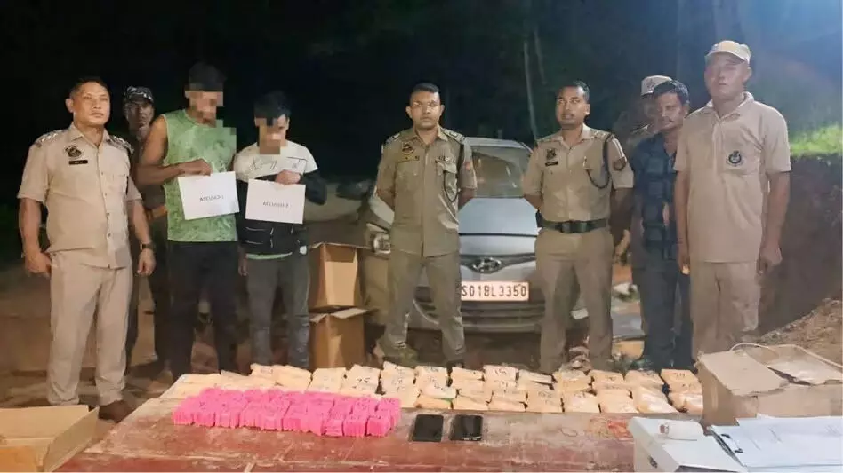 ASSAM : पुलिस ने कार्बी आंगलोंग में मादक पदार्थ तस्करी में शामिल दो लोगों को गिरफ्तार