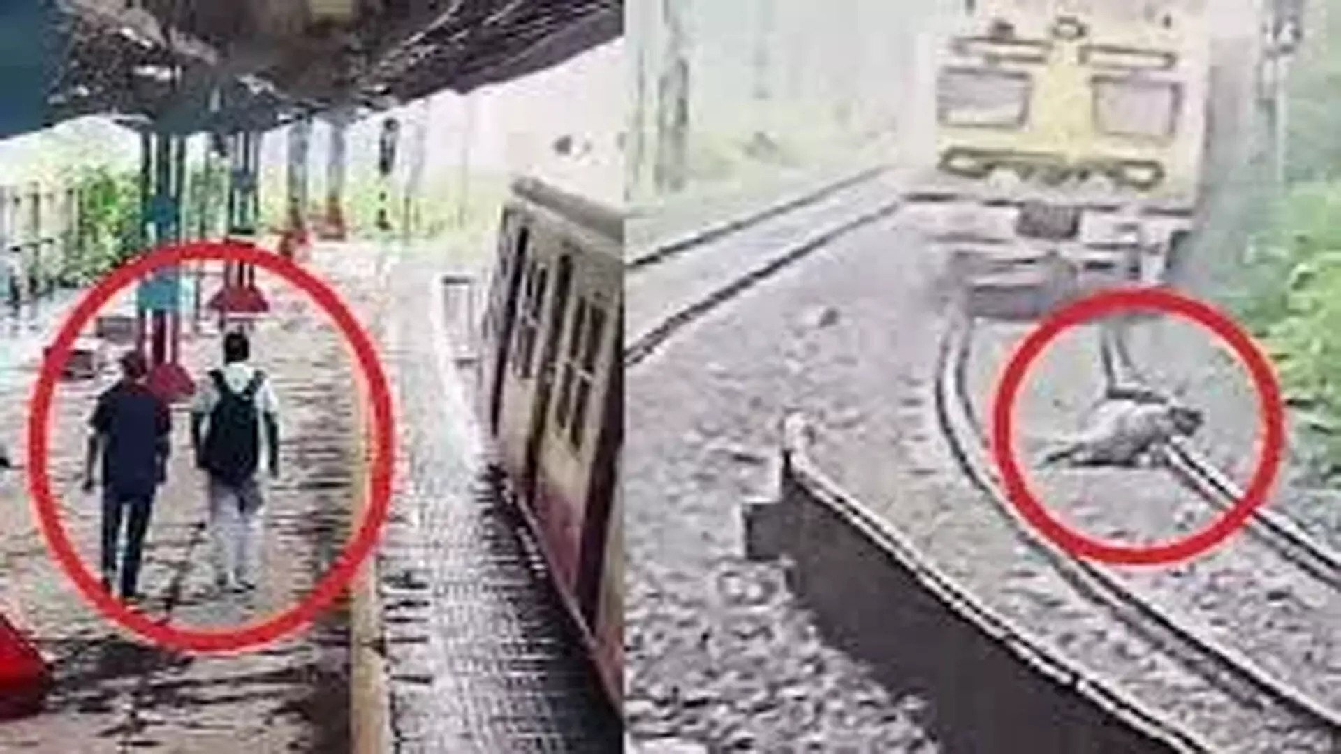 SUICIDE का LIVE VIDEO, चलती ट्रेन के सामने लेट गए पिता-पुत्र
