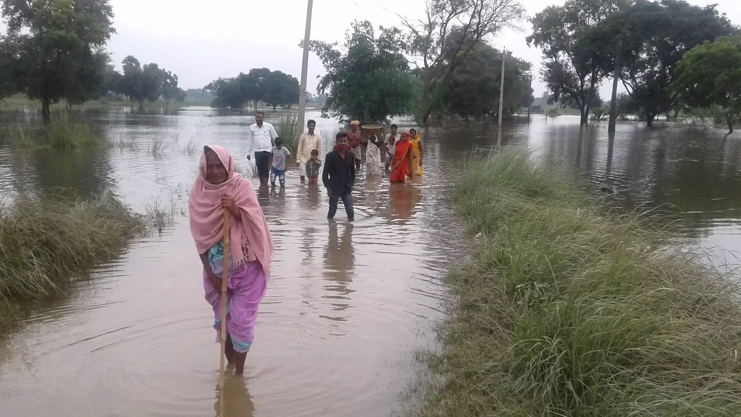Bharatpur: निचले इलाकों में जलभराव की स्थिति, आवागमन में परेशानी का सामना करना पड़ा