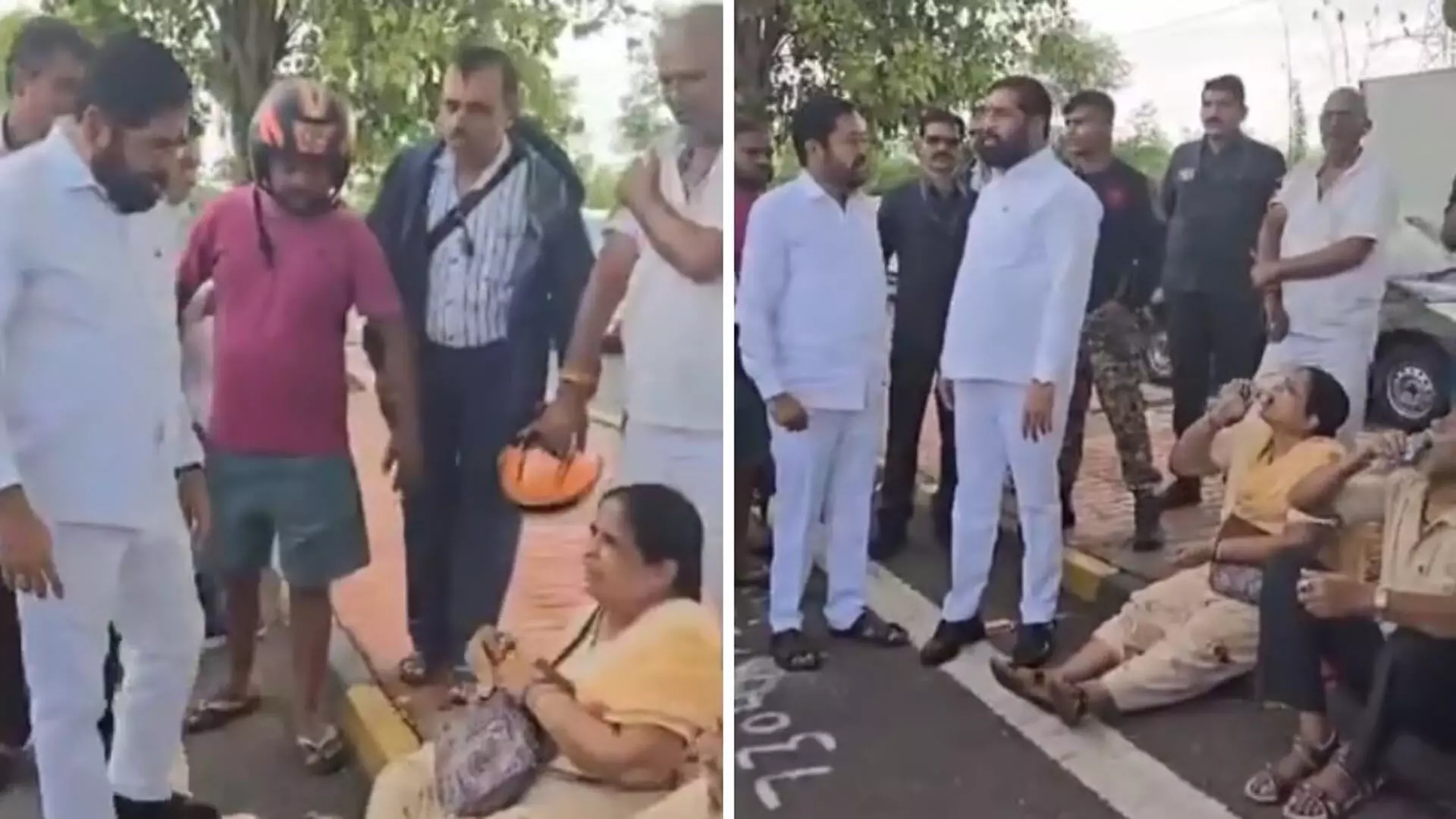 CM शिंदे ने विक्रोली के पास दुर्घटनाग्रस्त रिक्शा को देखकर काफिला रोका, VIDEO...