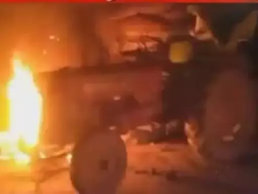 एक ही परिवार के तीन की मौत, आग का गोला बनी बाइक, पेट्रोल टैंक फटा