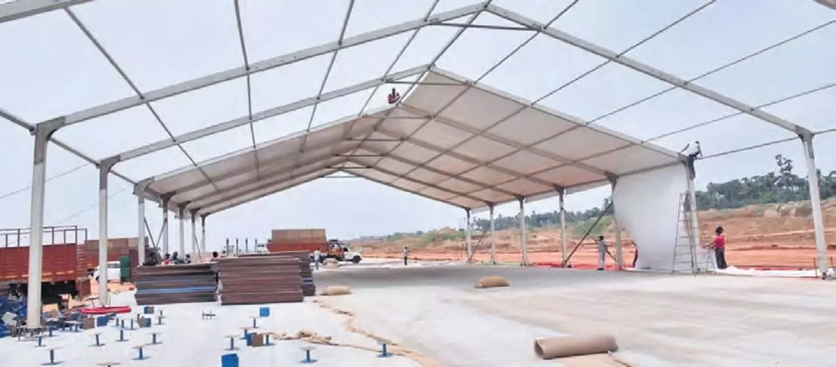 Andhra : चंद्रबाबू नायडू आज चंभोगापुरम ग्रीनफील्ड एयरपोर्ट के निर्माण कार्यों का निरीक्षण करेंगे