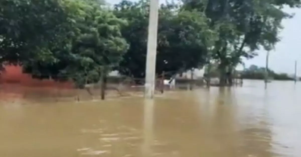 North Bihar में बाढ़, अधिकांश नदियां खतरे के स्तर से ऊपर बह रही