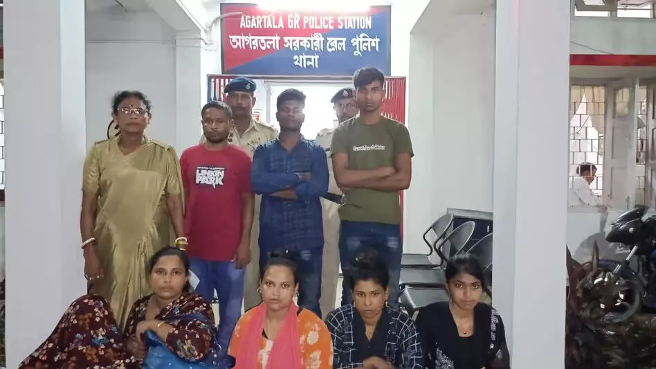 Tripura में 11 बांग्लादेशी नागरिक और एक भारतीय दलाल गिरफ्तार