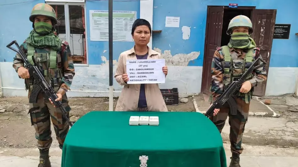 Mizoram: असम राइफल्स और जोखावथर पुलिस के संयुक्त अभियान में हेरोइन जब्त