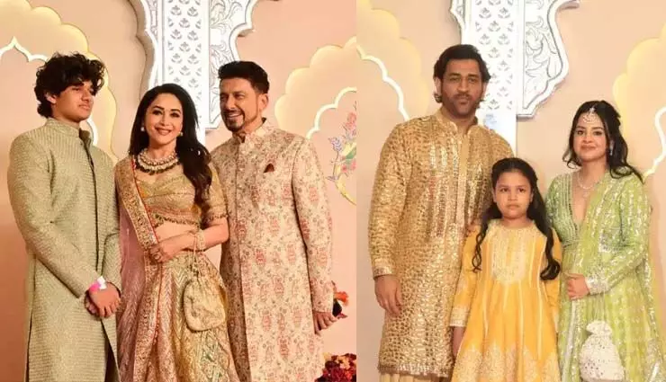 Anant-Radhika wedding:अनंत अंबानी और राधिका मर्चेंट की शादी में  सितारों का जमावड़ा