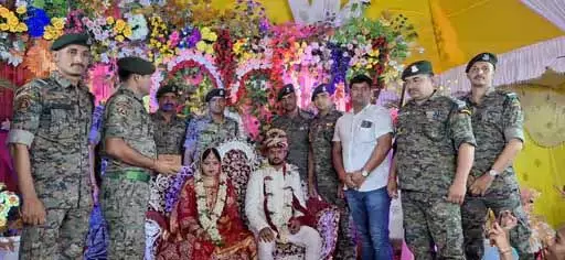 शहीद कमांडो की बहन की शादी में पहुंची पूरी बटालियन, भाई का निभाया फर्ज, दी यादगार विदाई