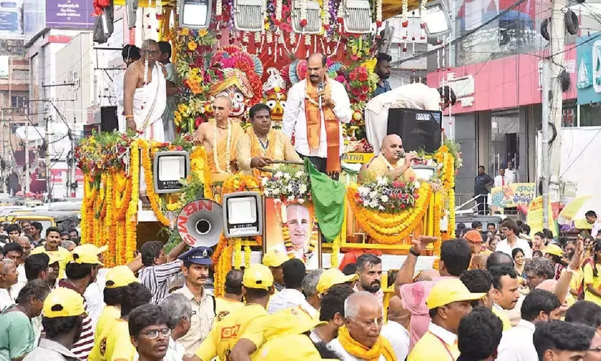 Andhra Pradesh: श्री जगन्नाथ रथ यात्रा को भारी समर्थन मिला