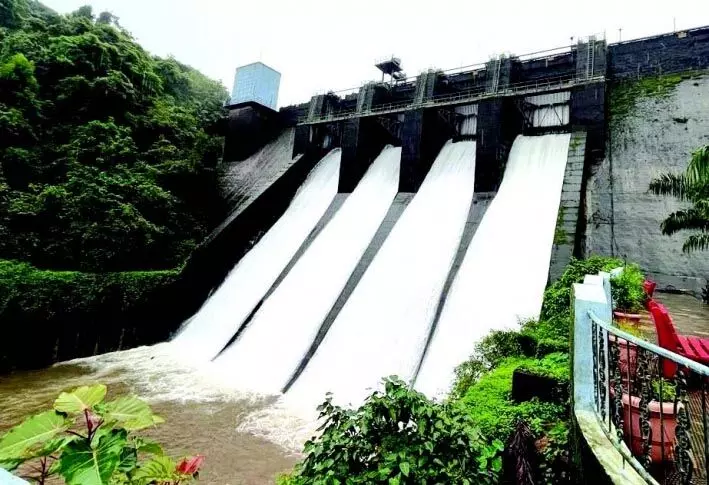 Anjunam बांध पूरी क्षमता के करीब पहुंचा, जल संसाधन विभाग द्वार खोलकर पानी छोड़ेगा