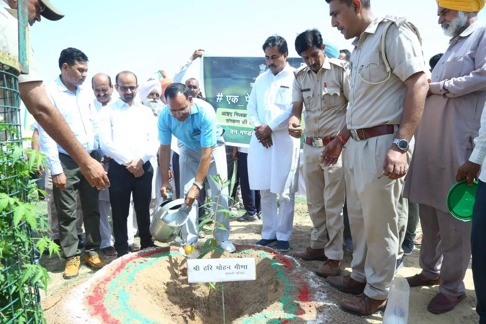 Jaipur : 450 पौधे वर्तमान में पौधारोपण हमारी सबसे बड़ी जिम्मेदारी- हनुमानगढ जिला प्रभारी सचिव