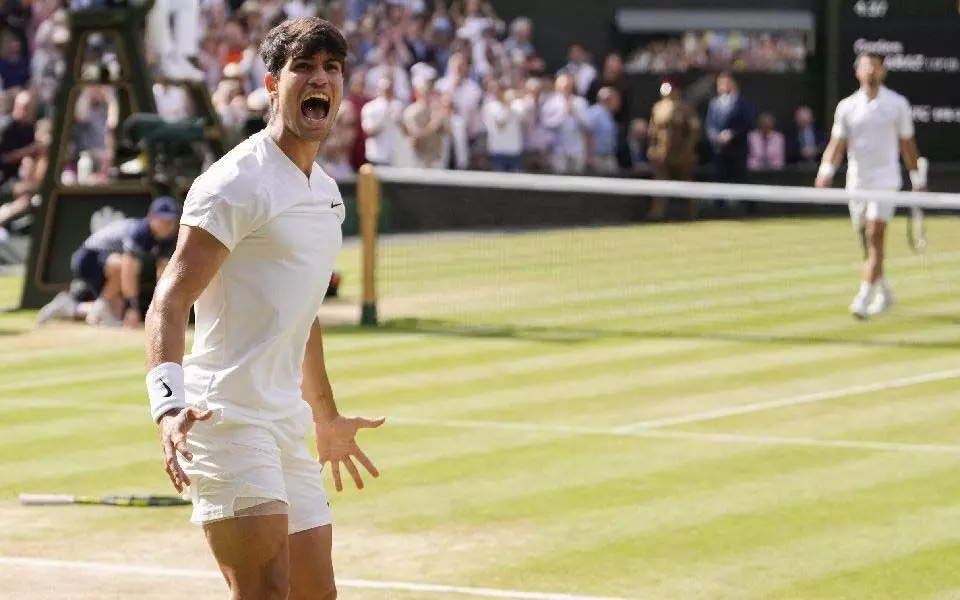 Wimbledon final:अल्काराज ने जोकोविच को हराकर चौथा ग्रैंड स्लैम खिताब जीता