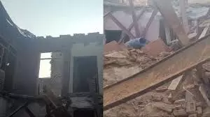 Noida: मकान गिरने के मामले में निर्माण कार्य में लापरवाही सामने आई