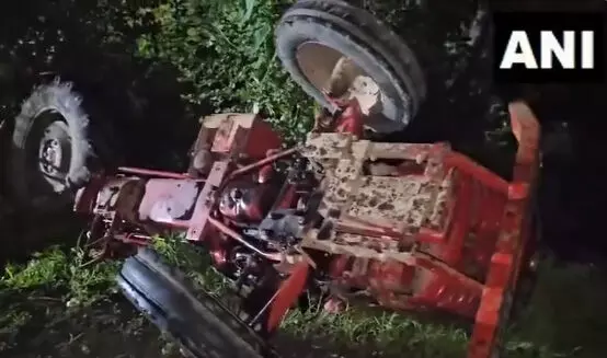 Big accident video: बस और ट्रैक्टर की टक्कर से 5 लोगों की मौत, 40 घायल