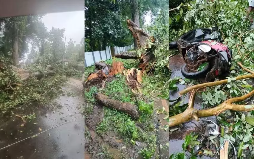 Kerala में भारी बारिश इडुक्की जिले में रात्रि यात्रा पर प्रतिबंध