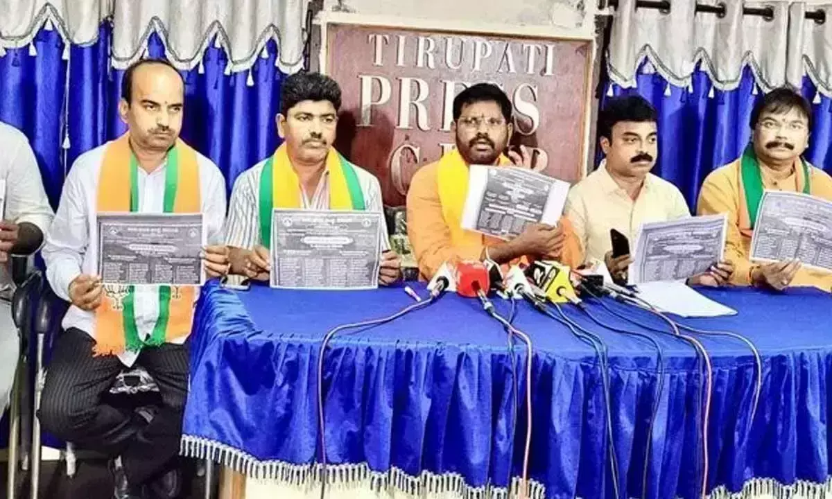 YSRCP सरकार ने बड़े पैमाने पर अनियमितताएं कीं: BJP