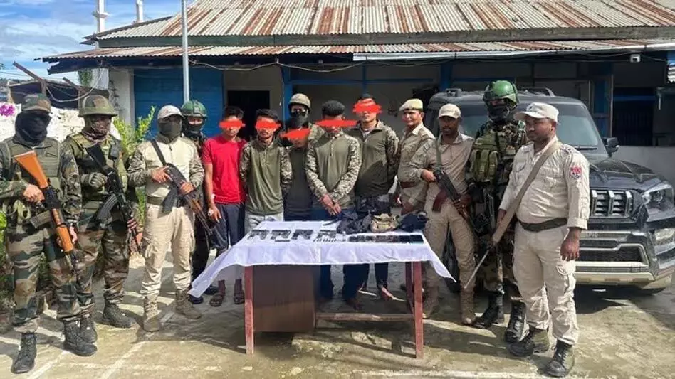 MANIPUR  सुरक्षा बलों ने अपहृत व्यक्ति को बचाया