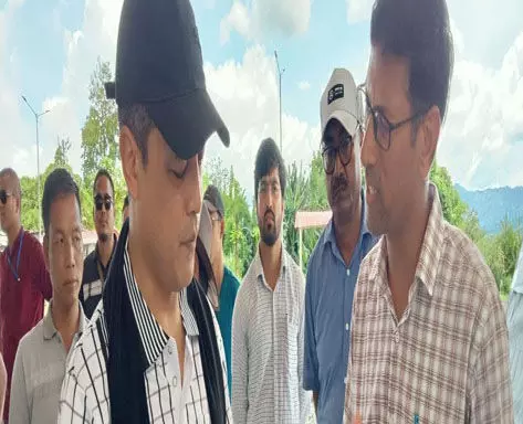 Mizoram: लोकसभा सांसद ने बैराबी से सरायरंग रेलवे निर्माण कार्य का दौरा किया