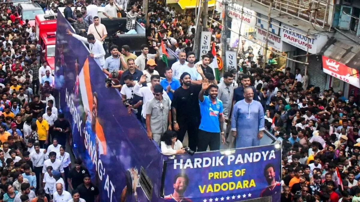 Hardik Pandya ने बड़ौदा की भीड़ को धन्यवाद दिया