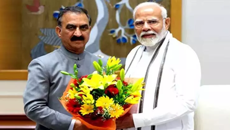 Himachal CM ने PM मोदी से मुलाकात की, हरित राज्य पहल के लिए समर्थन मांगा