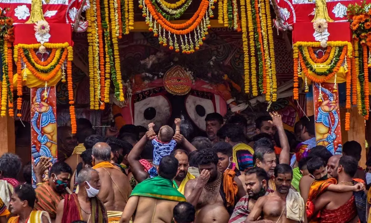 Odisha: भगवान जगन्नाथ का रथ गंतव्य पर पहुंचा