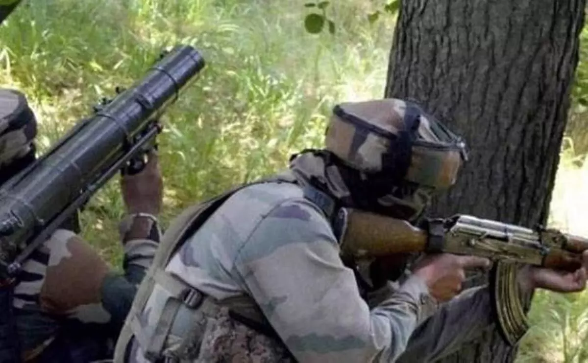 Assam : सुरक्षा बलों ने कछार के भुबन हिल्स में मुठभेड़ में तीन आतंकवादियों को मार गिराया