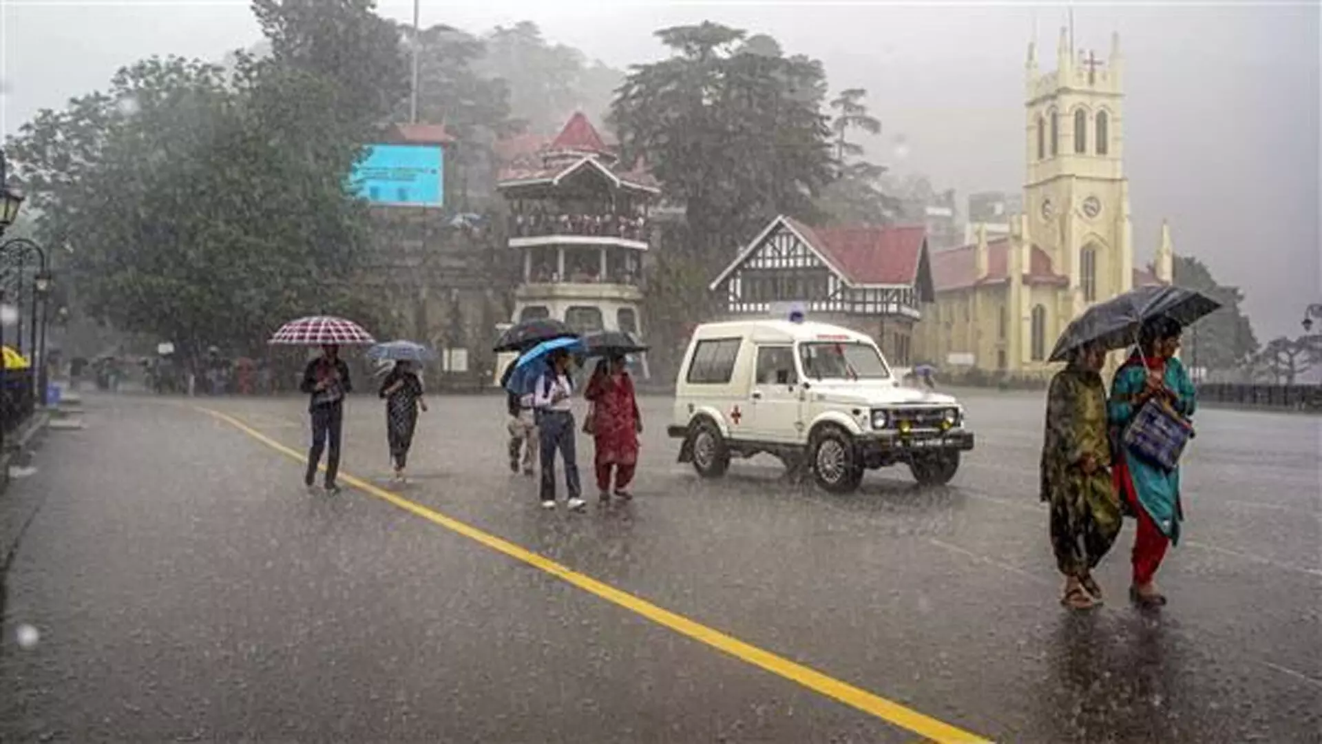 मौसम विभाग ने Himachal Pradesh में भारी बारिश के लिए येलो अलर्ट जारी किया