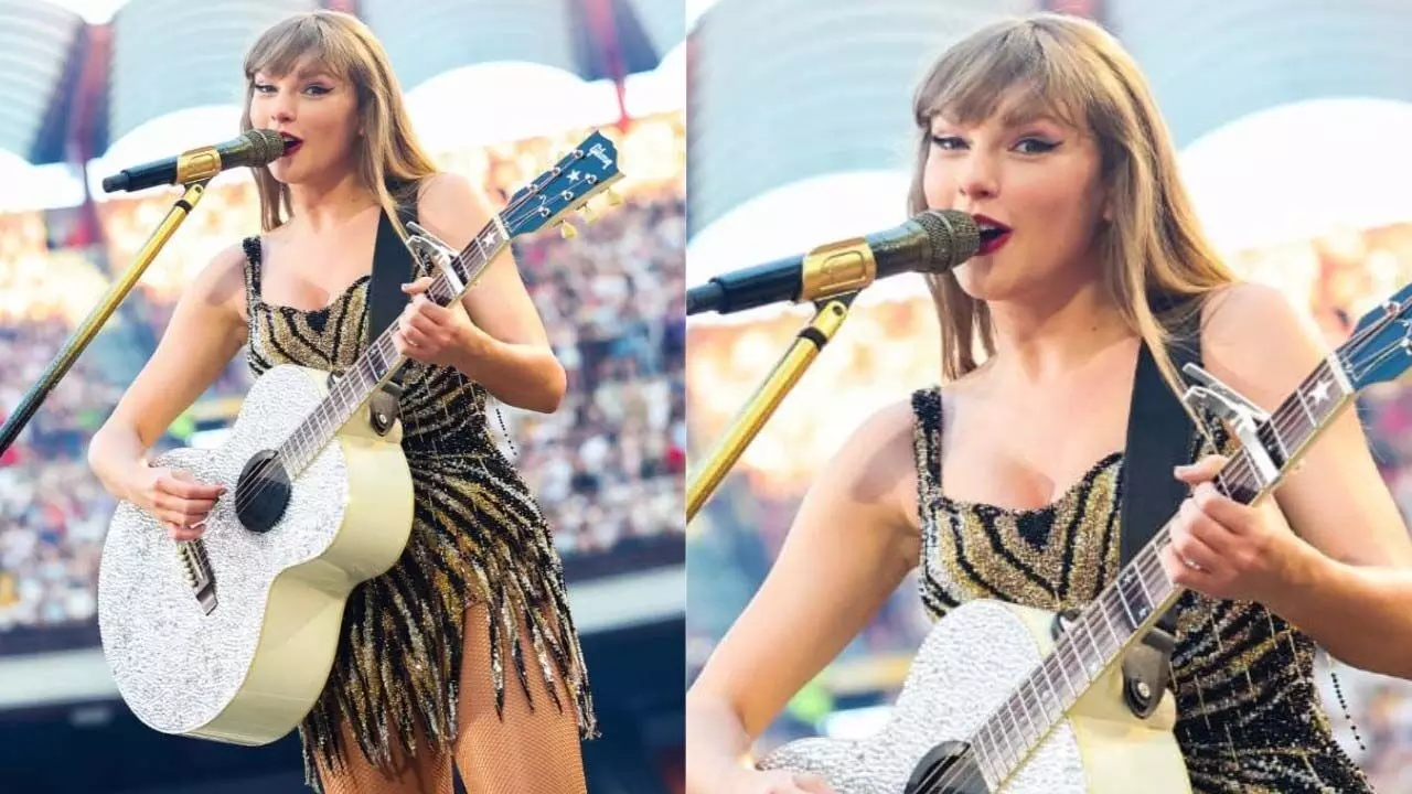Taylor Swift ने एरास टूर के लिए नई मिनी ड्रेस पहनी