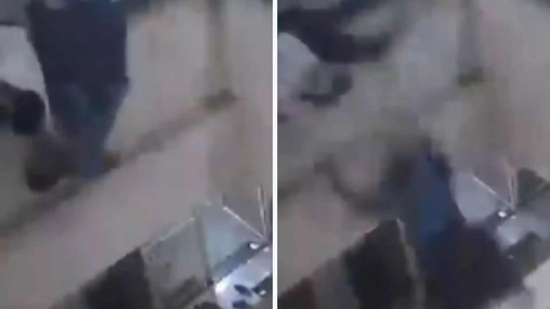 Complex की तीसरी मंजिल से गिरकर महिला की मौत, देखें LIVE VIDEO...