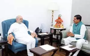 केंद्रीय गृह मंत्री अमित शाह से मिले मध्य प्रदेश के सीएम मोहन यादव