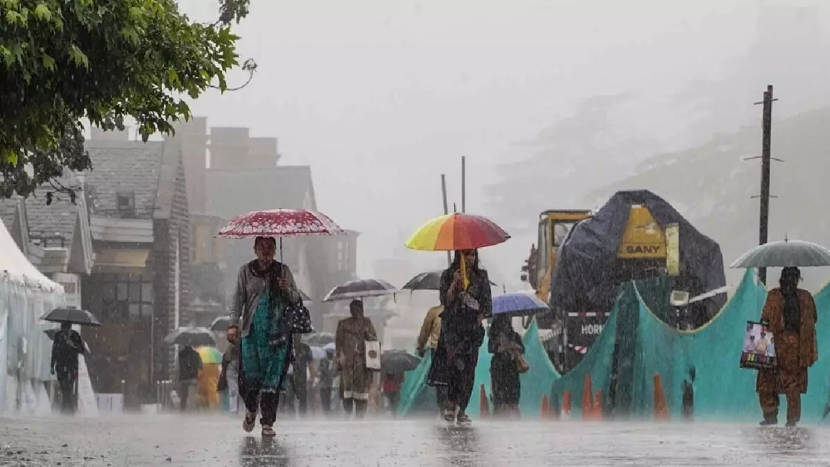 Shimla: कई जिलों में चार दिन भारी बारिश का अलर्ट जारी