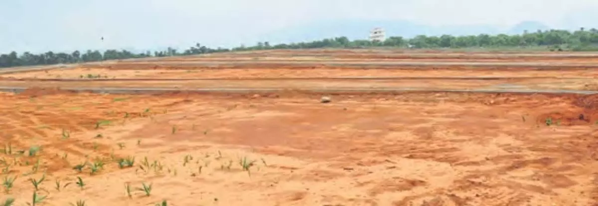 अधिकारियों को Visakhapatnam में लाल रेत के टीलों पर काम रोकने को कहा गया
