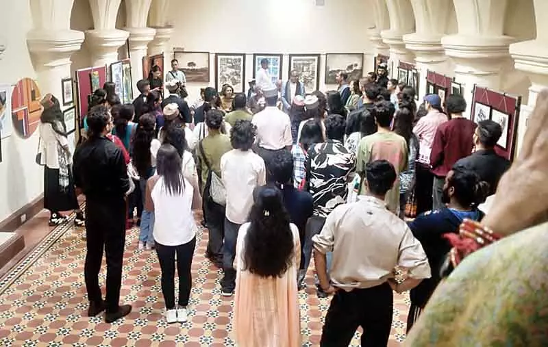 Shimla: गेयटी थिएटर में 5वीं अंतरराष्ट्रीय वार्षिक कला प्रदर्शनी का आयोजन किया गया