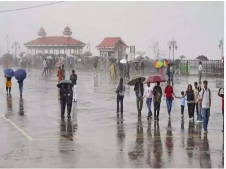 Himachal : 21 जुलाई को चार जिलों में भारी बारिश की चेतावनी