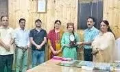 HIMACHAL PRADESH  : बंगाणा कॉलेज की छात्रा इशिता को किया गया सम्मानित