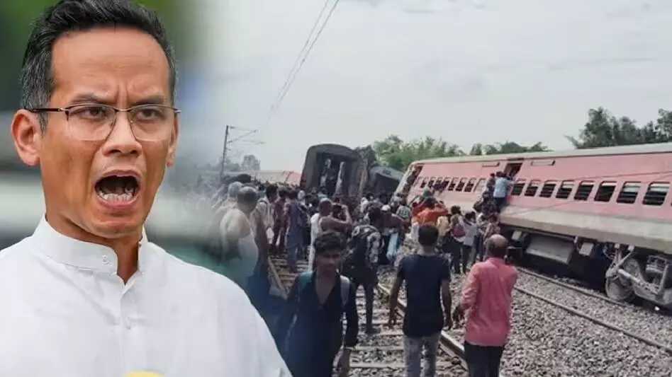 Assam सांसद गौरव गोगोई ने चंडीगढ़-डिब्रूगढ़ एक्सप्रेस दुर्घटना पर चिंता व्यक्त की