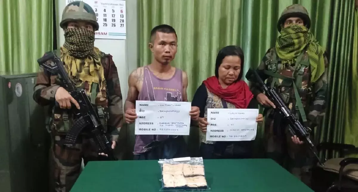 Mizoram पुलिस ने हेरोइन रखने के आरोप में चार लोगों को गिरफ्तार