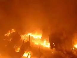 Rajasthan:भयानक हादसा, एक के बाद एक 4 गोदाम में लगी भीषण आग