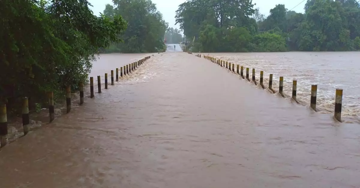 Odisha :  मलकानगिरी में लगातार हो रही बारिश से जनजीवन अस्त-व्यस्त