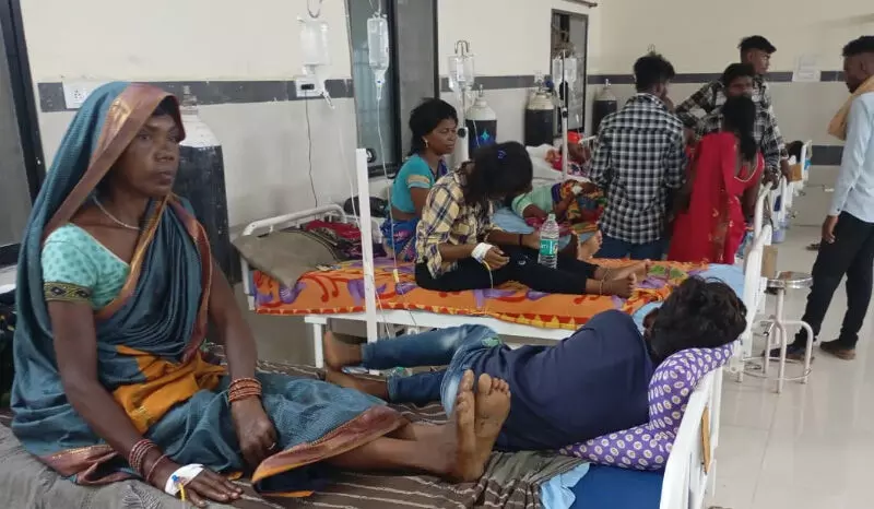Chhattisgarh: स्वास्थ्य केंद्र में बेड की कमी, डायरिया-मलेरिया के मरीज बढ़े