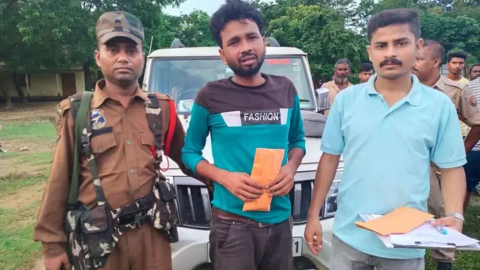 Assam: धुबरी में एक ड्रग तस्कर गिरफ्तार
