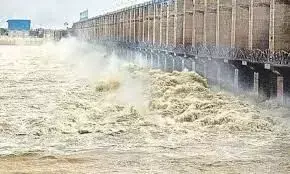 Priyadarshini जुराला परियोजना में जल प्रवाह बढ़ा