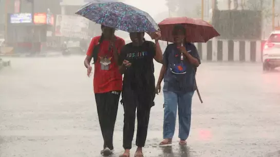 Weather  : पूर्वी राजस्थान में भारी बारिश की चेतावनी ,IMD ने जारी किया यलो अलर्ट