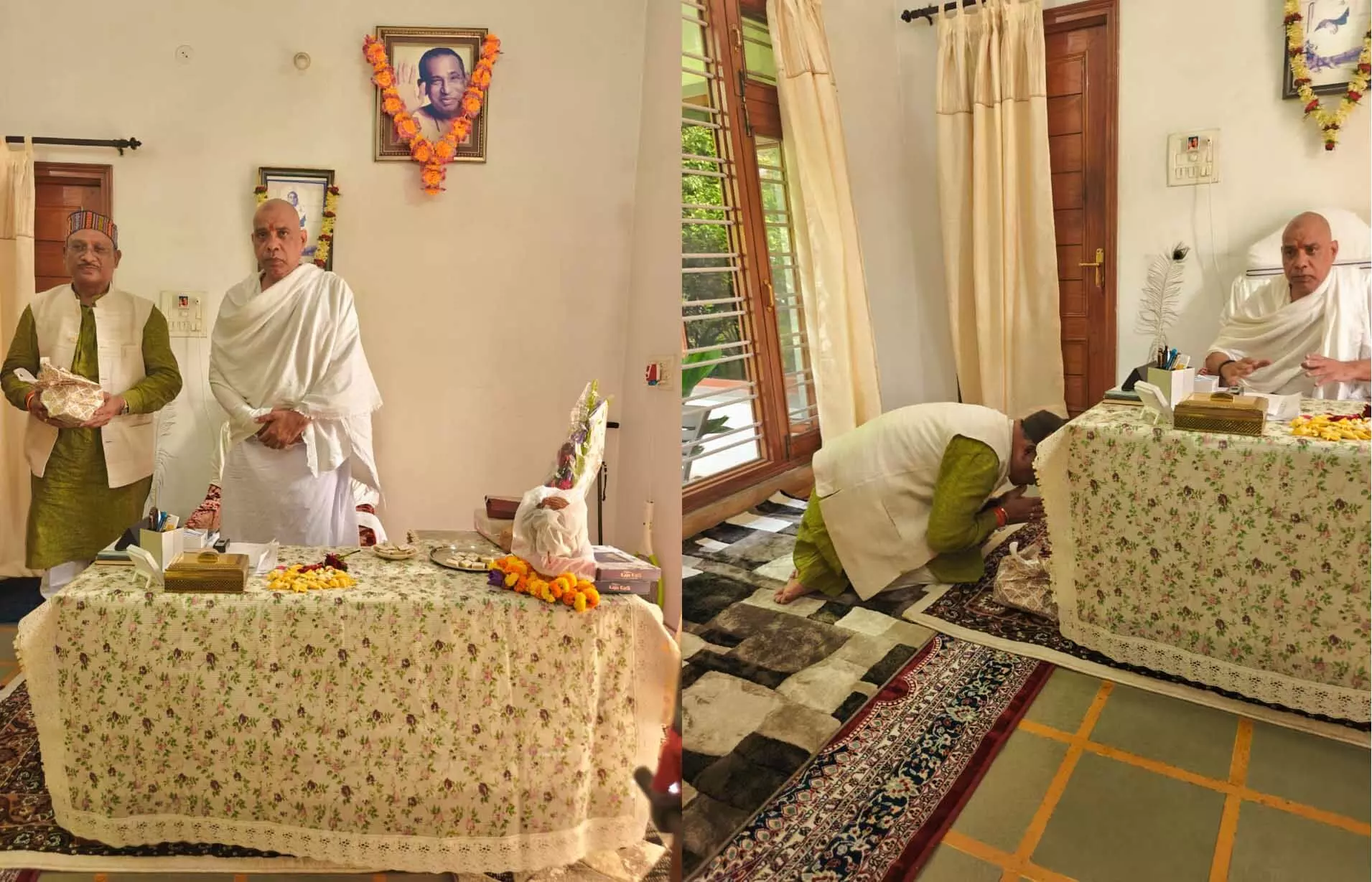 मुख्यमंत्री साय ने गुरु पूर्णिमा पर पूज्य बाबा प्रियदर्शी राम जी से आशीर्वाद लिया
