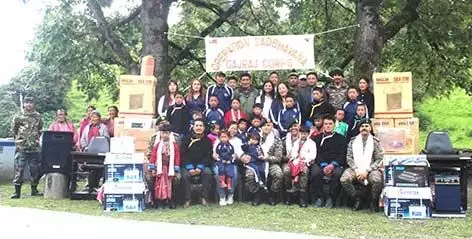 Arunachal : गजराज कोर ने दूरदराज के गांव के स्कूल को सुविधाएं प्रदान कीं