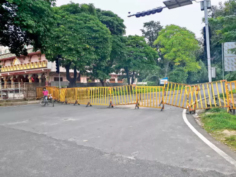 Lucknow: बंधा रोड पर वन-वे रास्ते के लिए बैरीकेडिंग ट्रायल जल्द पूरा होगा
