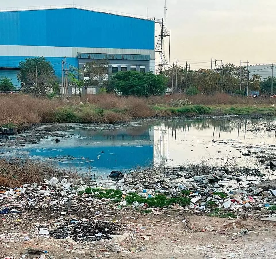 Haryana : फरीदाबाद का 85% घरेलू कचरा जल निकायों में जाता