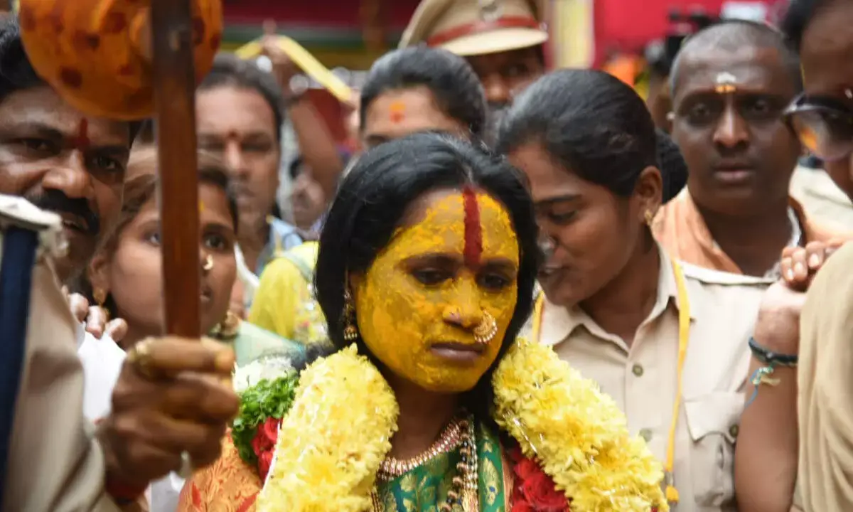 Ujjaini महांकाली देवी भविष्यवाणी में अच्छी बारिश का वादा करती हैं