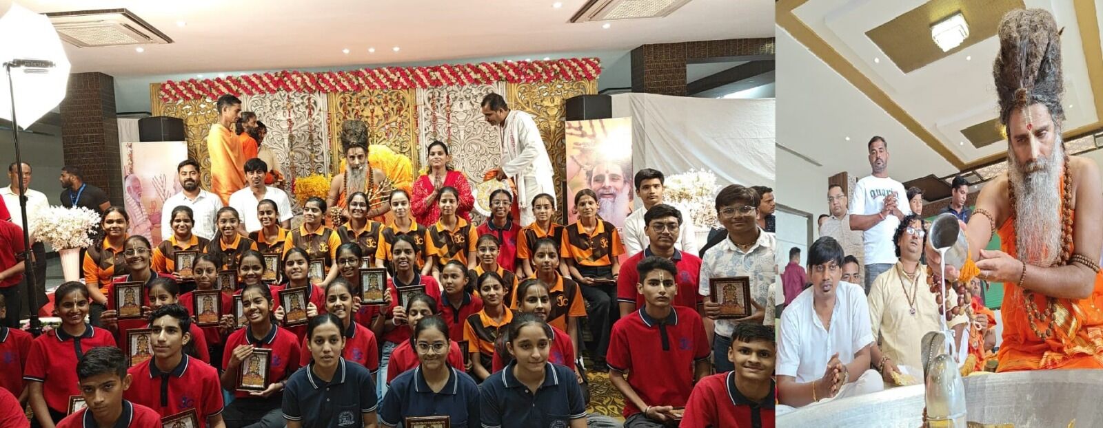 Bhilwara: सदगुरु ऋतेश्वर महाराज ने विद्यार्थियों को जीवन जीने की कला के बारे में बताया