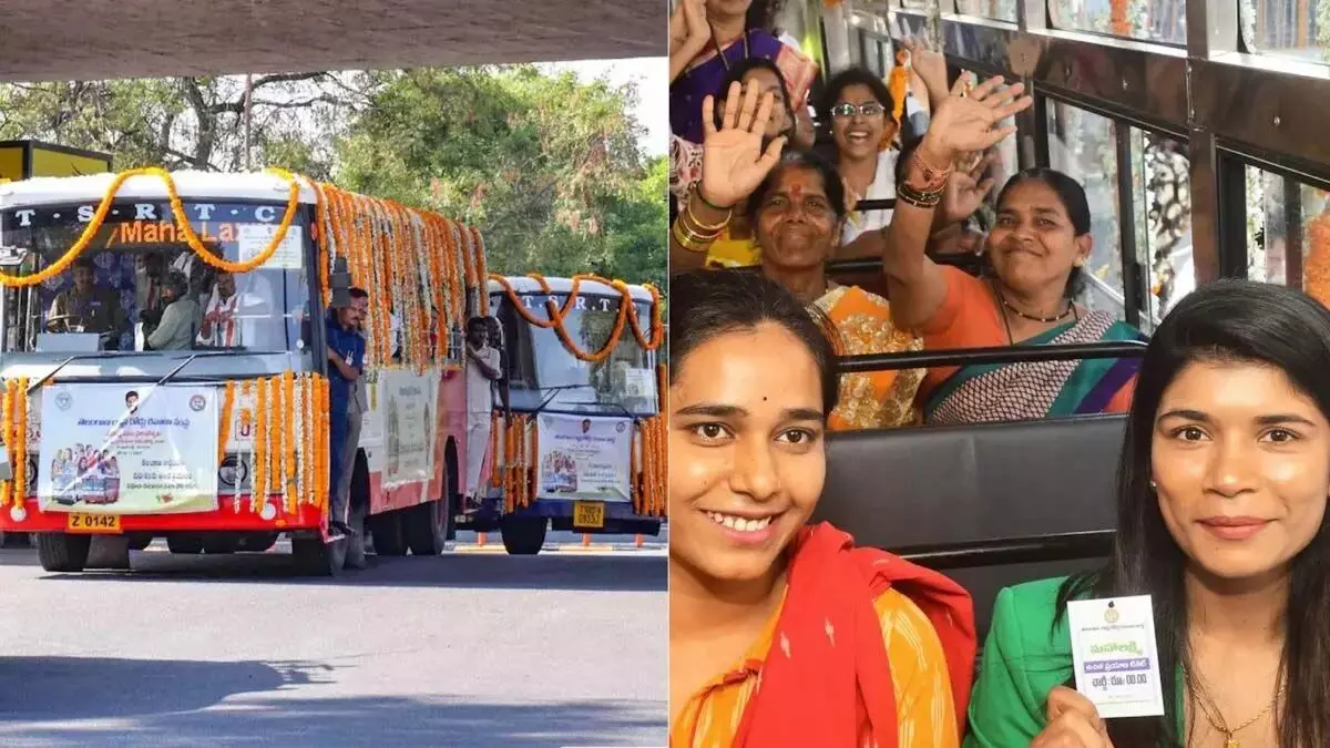 Telangana: 68.60 करोड़ मुफ्त आरटीसी बस यात्राएं हुईं